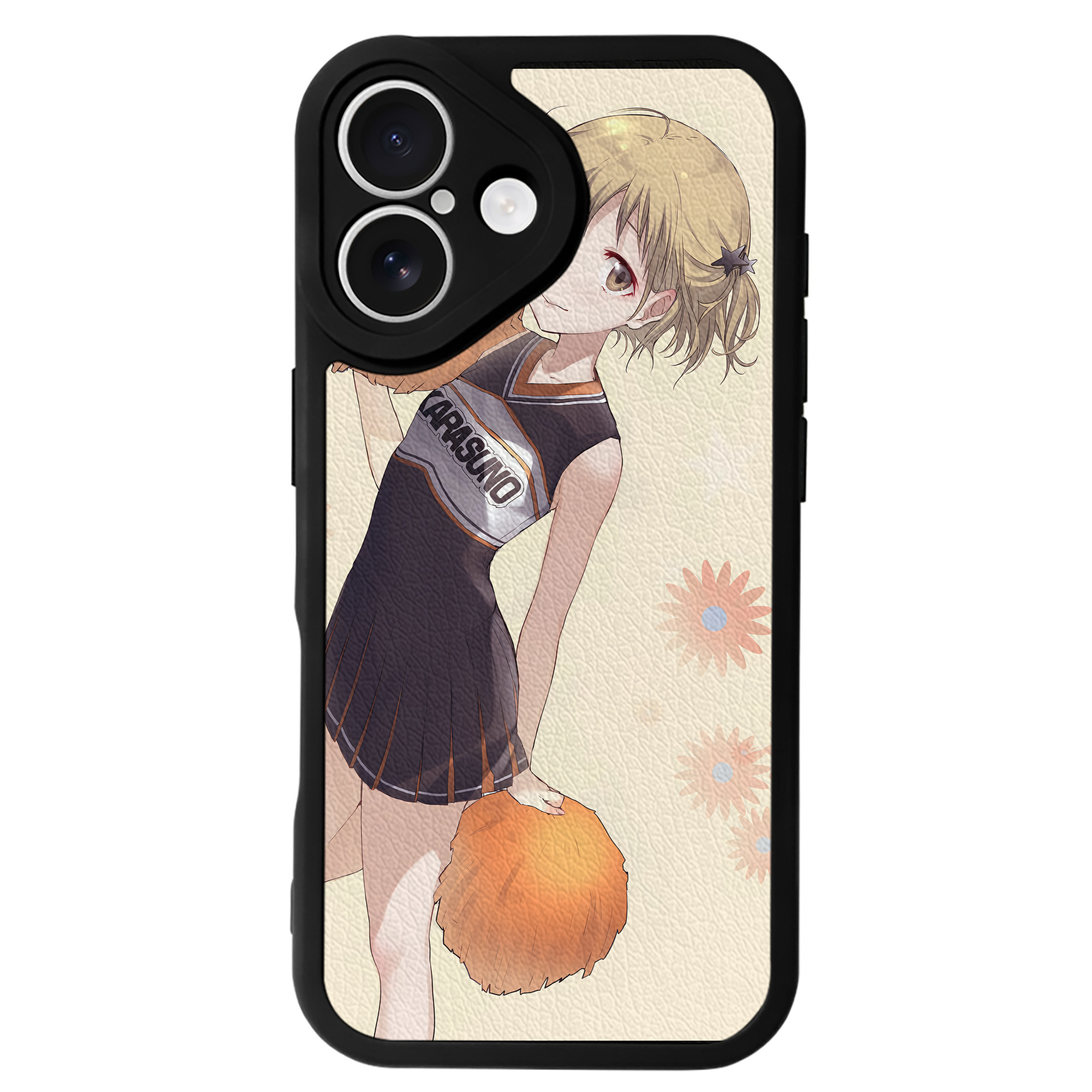 （画像用） ハイキュー!! Haikyu!! 【iPhone 16シリーズ対応】シリコンスマホケース（レザー調） 材質：シリコン